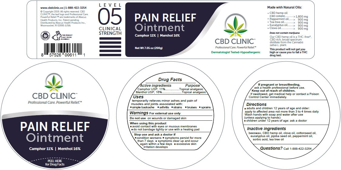 CBD Clinic Level 5 Pain Relief Ointment