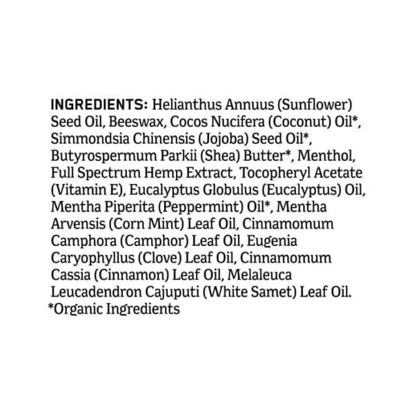 Charlotte's Web Hemp Infused Balm Tin Label