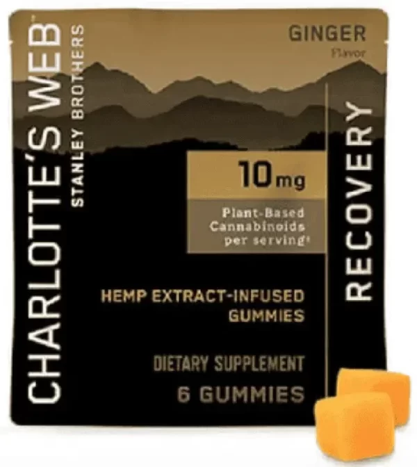 Charlotte’s Web Hemp Extract-Infused Gummies – Recovery – Ginger Flavor