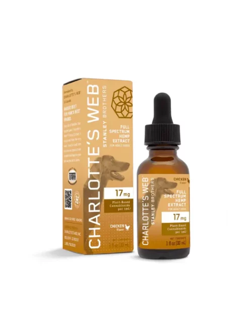 Charlotte's Web Canine Hemp Drops-Chicken Flavor