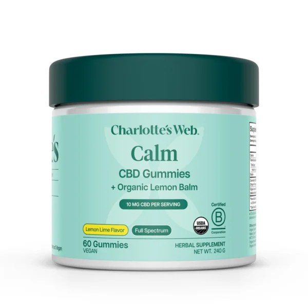 Charlotte's Web Calm Gummies-Lemon Lime Flavor