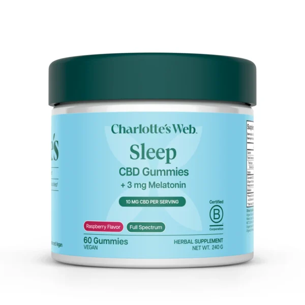 Charlotte's Web Sleep Gummies-Raspberry