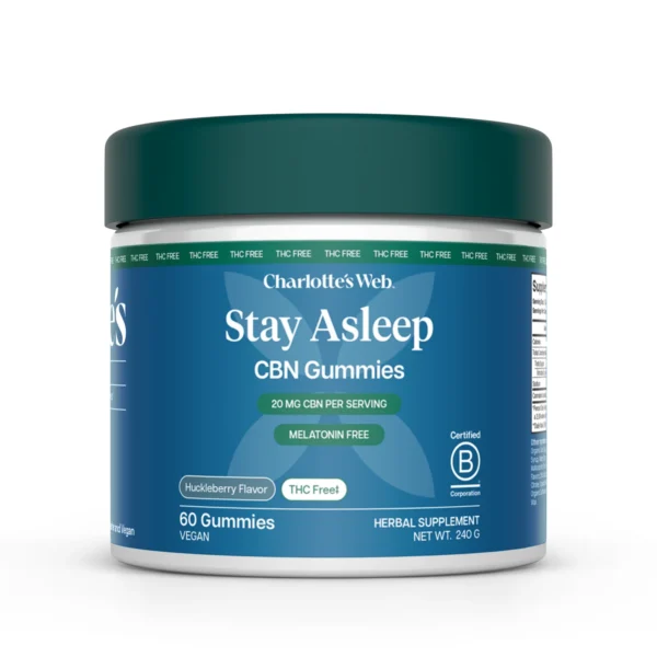 Charlotte's Web Stay Asleep Gummies-Huckleberry