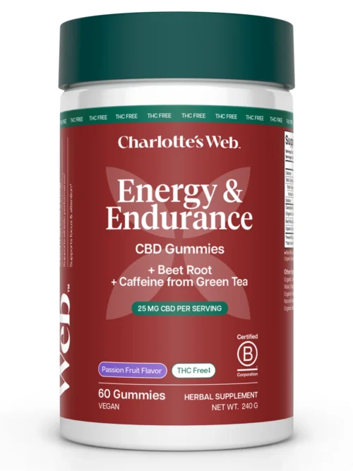Charlotte's Web Energy and Endurance Mushroom Gummies