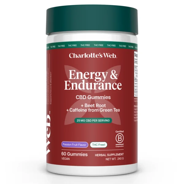 Charlotte's Web Energy and Endurance Mushroom Gummies