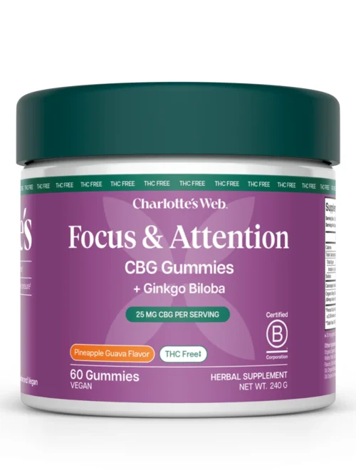 Charlotte’s Web Focus & Attention CBG Gummies