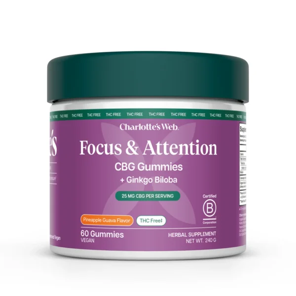 Charlotte’s Web Focus & Attention CBG Gummies