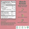 Charlotte's Web Muscle Restore Mushroom Gummies Label