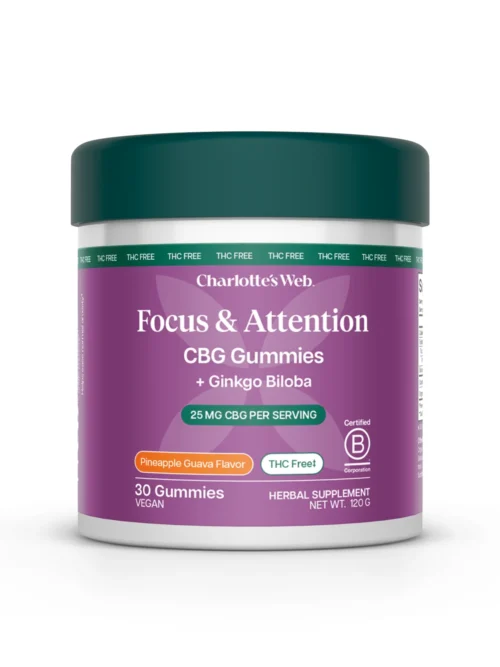 SED-Charlotte’s Web Focus & Attention CBG Gummies