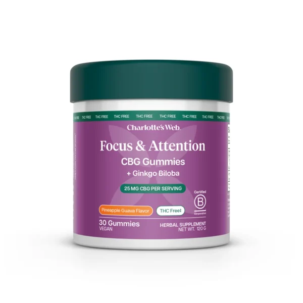 SED-Charlotte’s Web Focus & Attention CBG Gummies